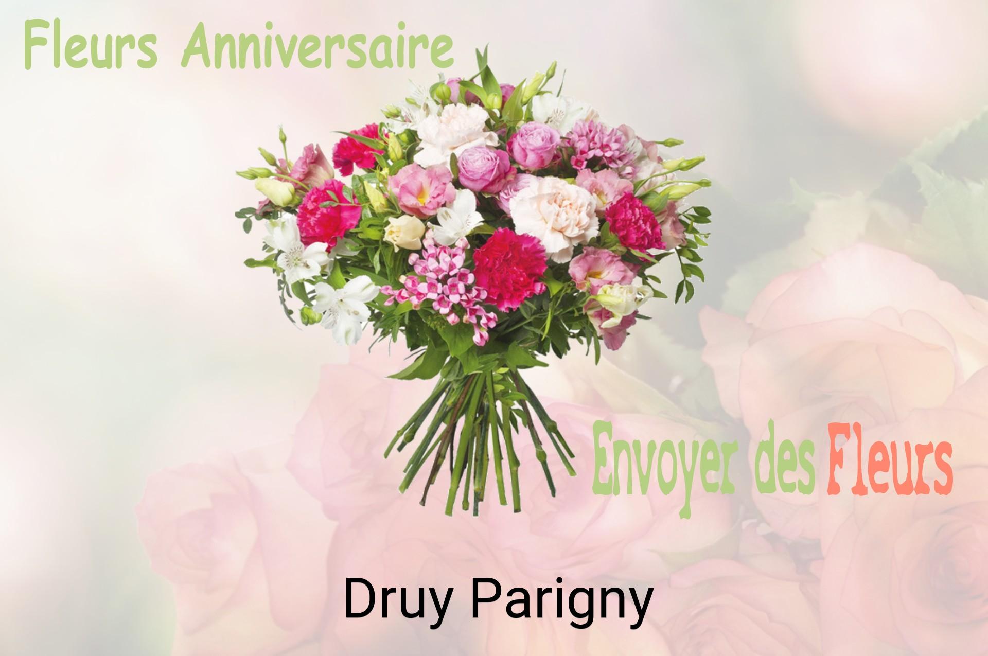Bouquet de fleurs d’anniversaire livré à Druy-Parigny
