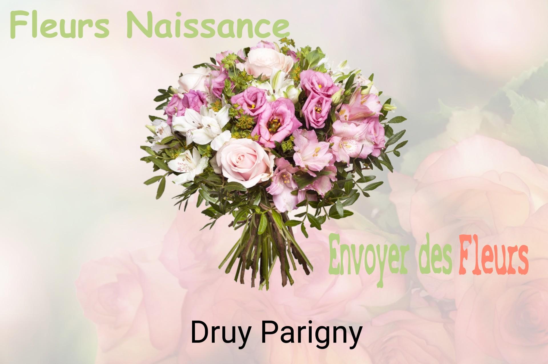 Bouquet de fleurs de naissance livré à Druy-Parigny